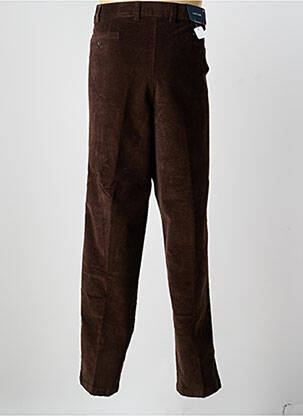 Pantalon chino stretch taille normale marron SAN SIRO homme