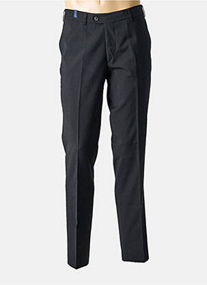 Pantalon slim fermeture zippée sous rabat boutonné taille normale noir SAN SIRO homme
