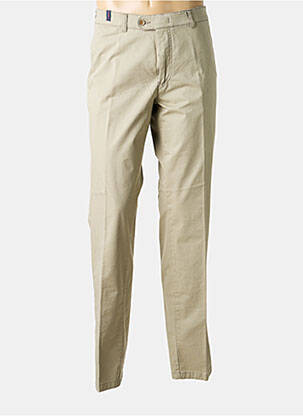 Pantalon chino tissage popeline taille normale beige SAN SIRO homme