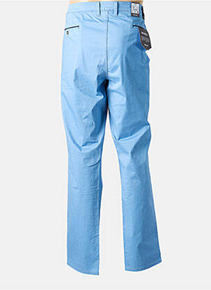 Pantalon chino tissage popeline taille normale bleu HATTRIC homme