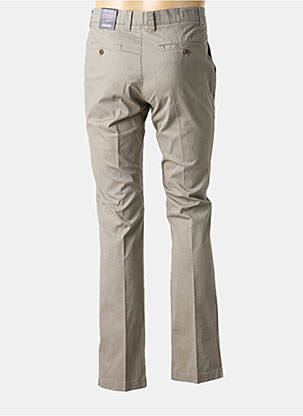 Pantalon chino tissage popeline taille normale marron PETER COFOX homme