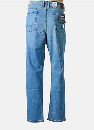Jeans coupe slim stretch taille normale bleu HATTRIC homme