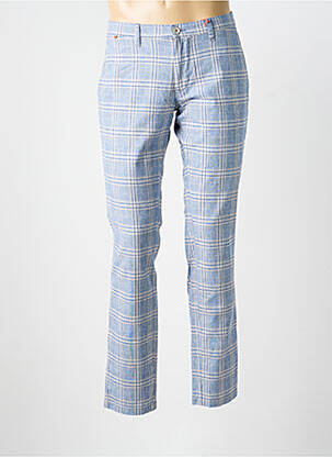 Pantalon chino poches taille normale bleu HATTRIC homme