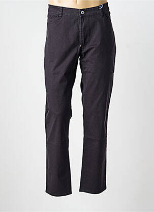 Pantalon slim stretch taille normale noir HATTRIC homme