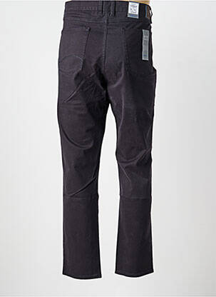 Pantalon slim stretch taille normale noir HATTRIC homme