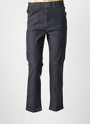 Jeans coupe slim stretch taille normale noir LUIGI MORINI homme
