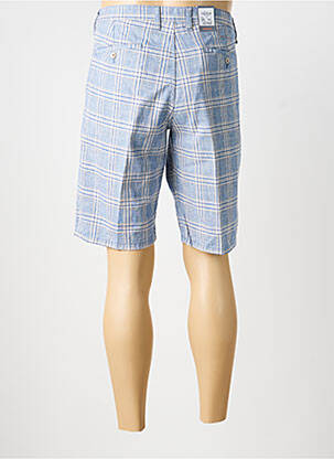 Bermuda taille à pinces taille normale bleu HATTRIC homme