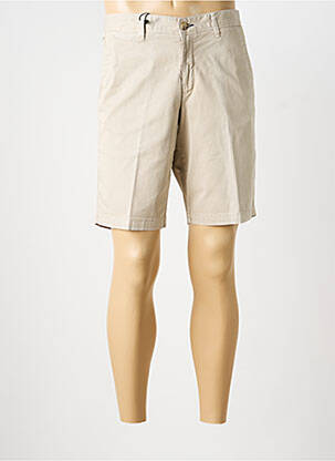 Bermuda taille à pinces taille normale beige PETER COFOX homme