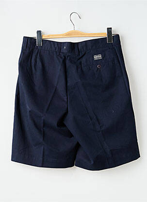 Short tissage popeline taille normale bleu JOHN STEVENS homme