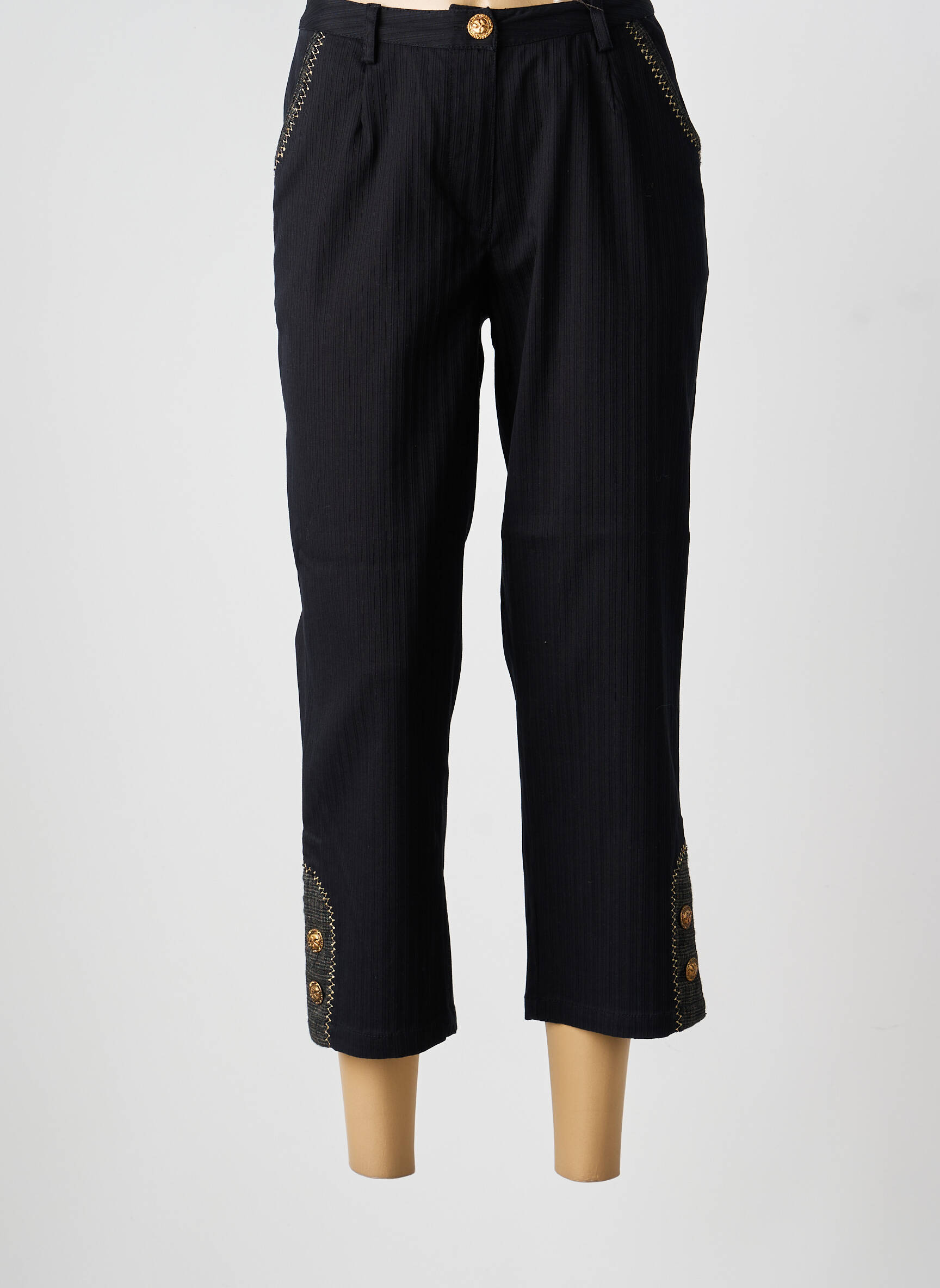 Pantacourt taille normale taille normale noir JAC JAC femme