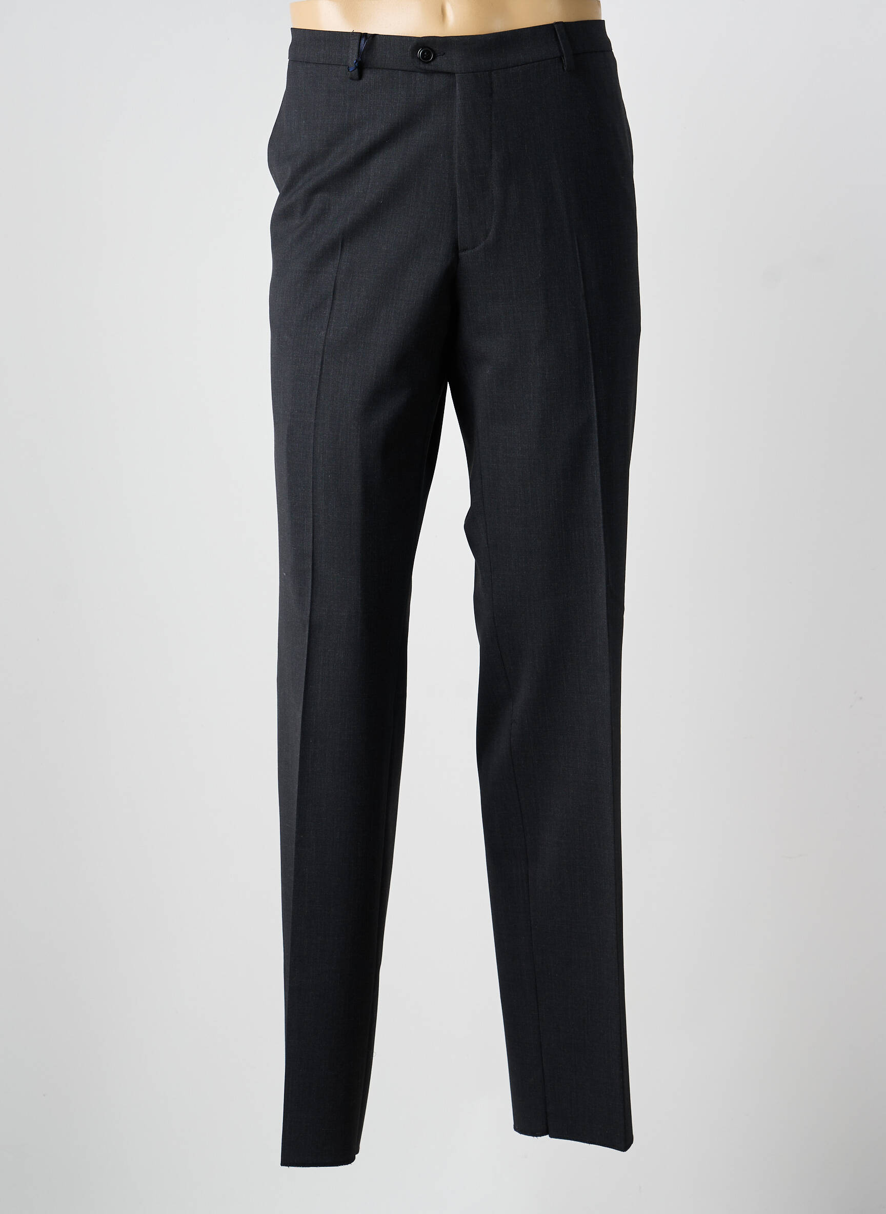 Pantalon slim tissage chiné taille normale gris ADRIANO STOZZI homme