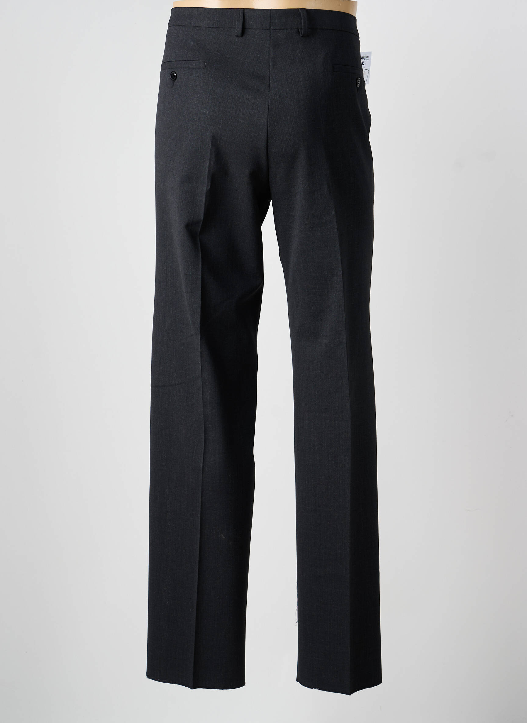 Pantalon slim tissage chiné taille normale gris ADRIANO STOZZI homme