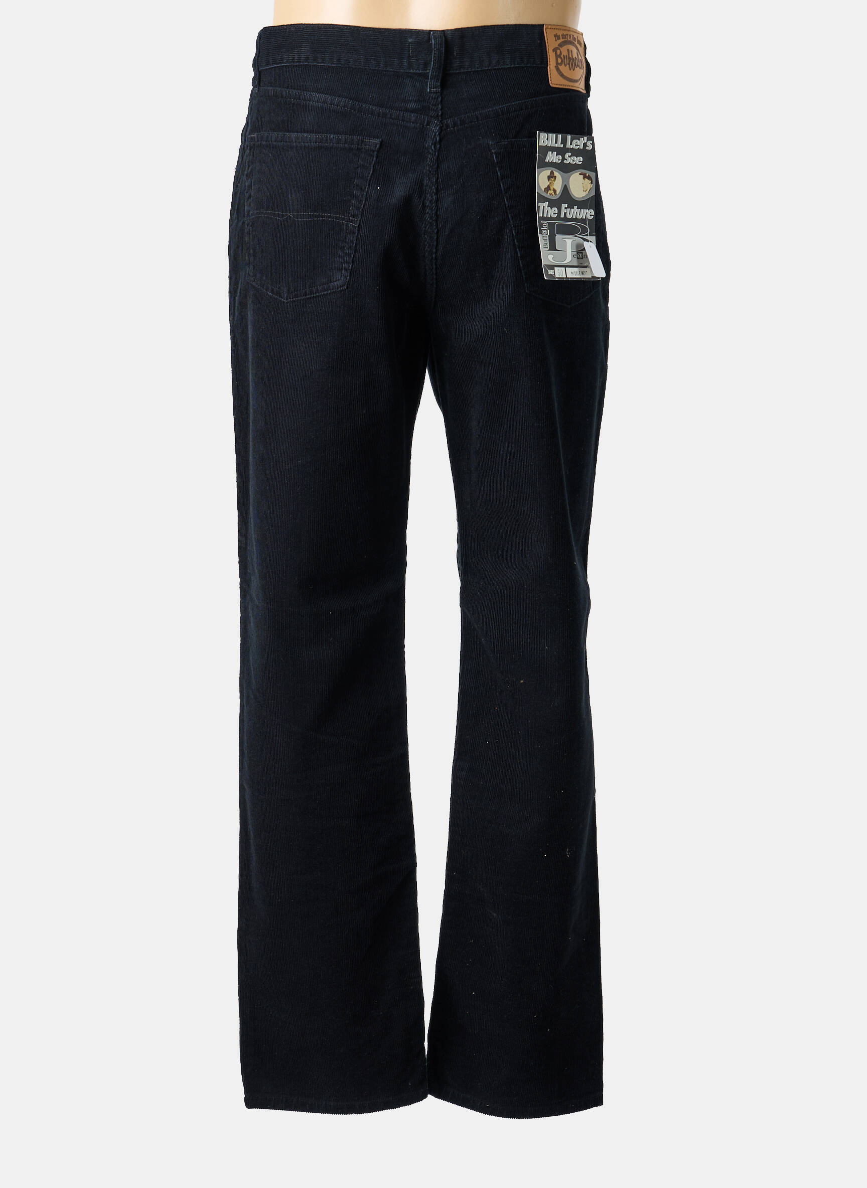 Pantalon droit stretch taille normale bleu BUFFALO homme