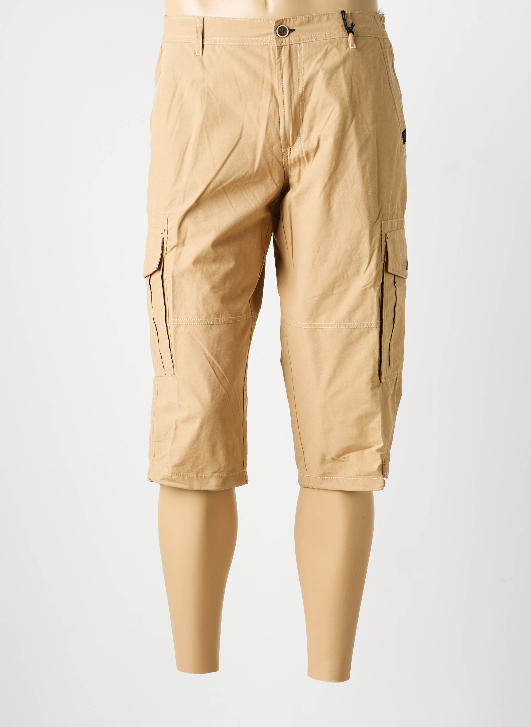 Pantacourt slim taille normale marron COFOX homme