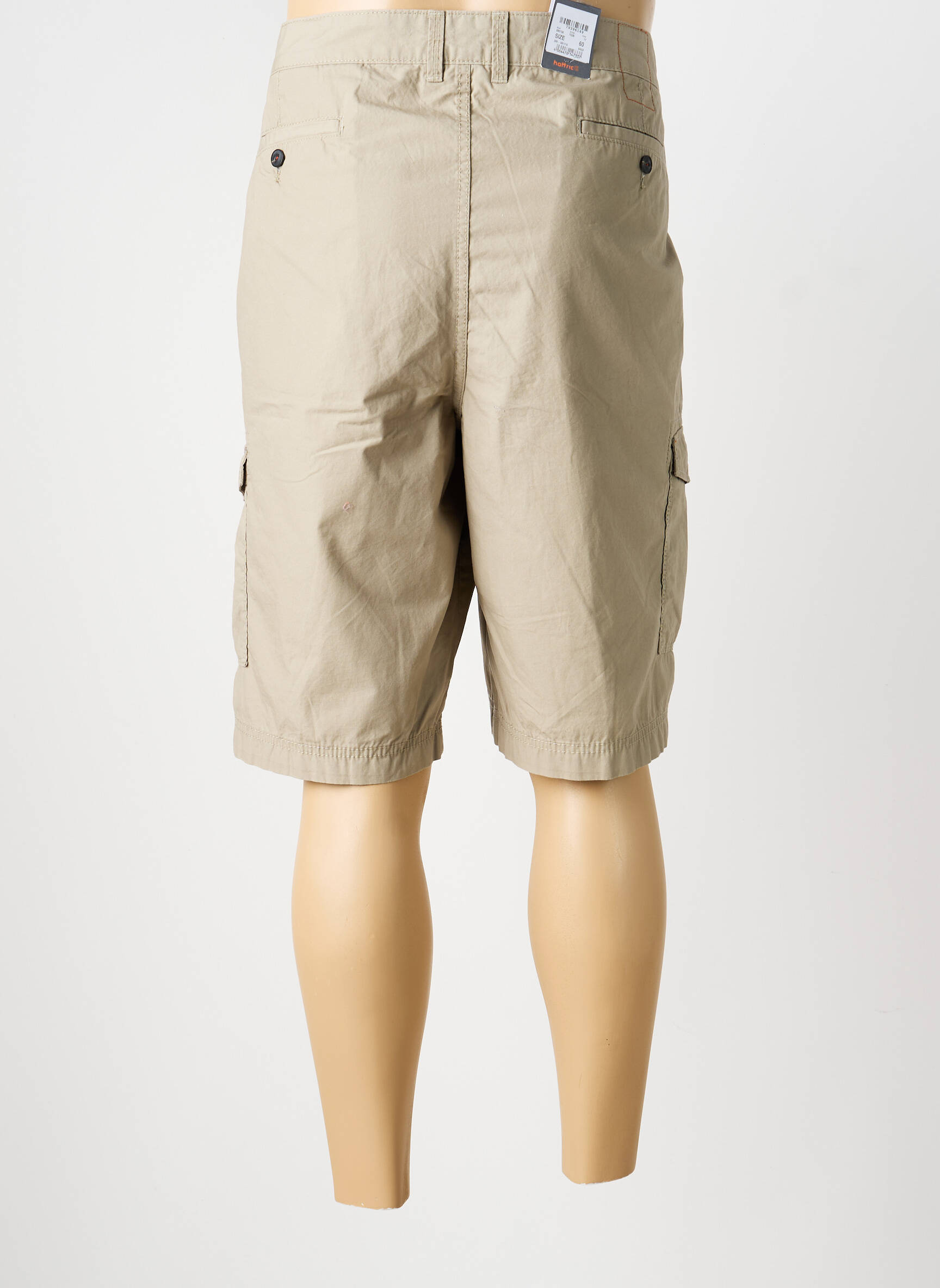Bermuda multipoches taille normale vert HATTRIC homme