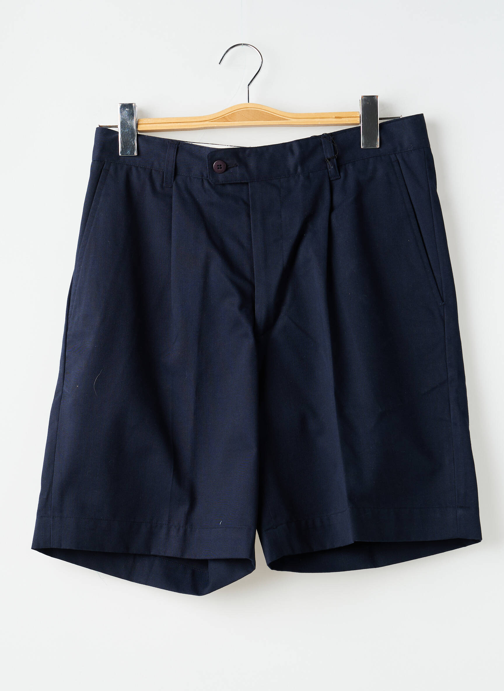 Short tissage popeline taille normale bleu JOHN STEVENS homme