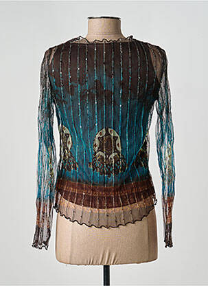 Top manches longues manches longues marron FRED SABATIER femme