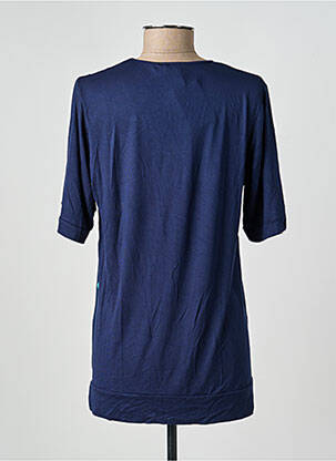 T-shirt stretch manches courtes bleu GALMALLA femme