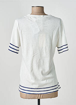 T-shirt imprimé fantaisie manches courtes beige BARBARA LEBEK femme