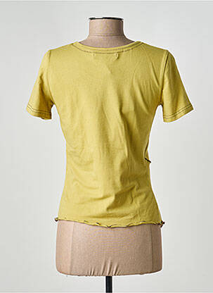 T-shirt stretch manches courtes vert FRED SABATIER femme