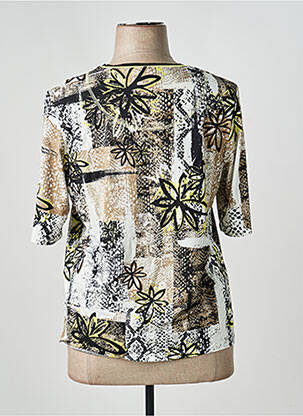 T-shirt col v manches courtes noir BARBARA LEBEK femme