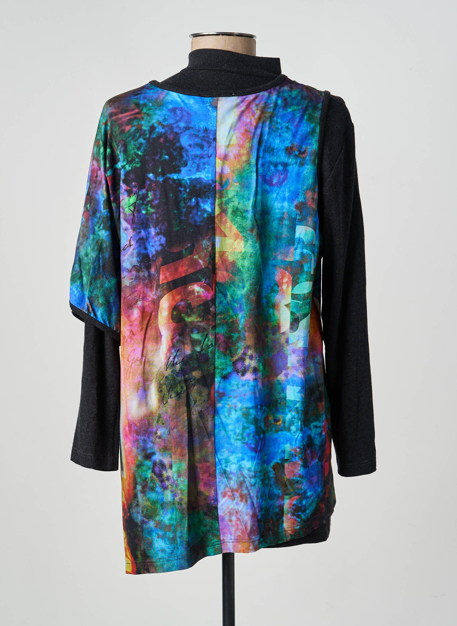 Tunique manches longues manches longues noir MERI & ESCA femme
