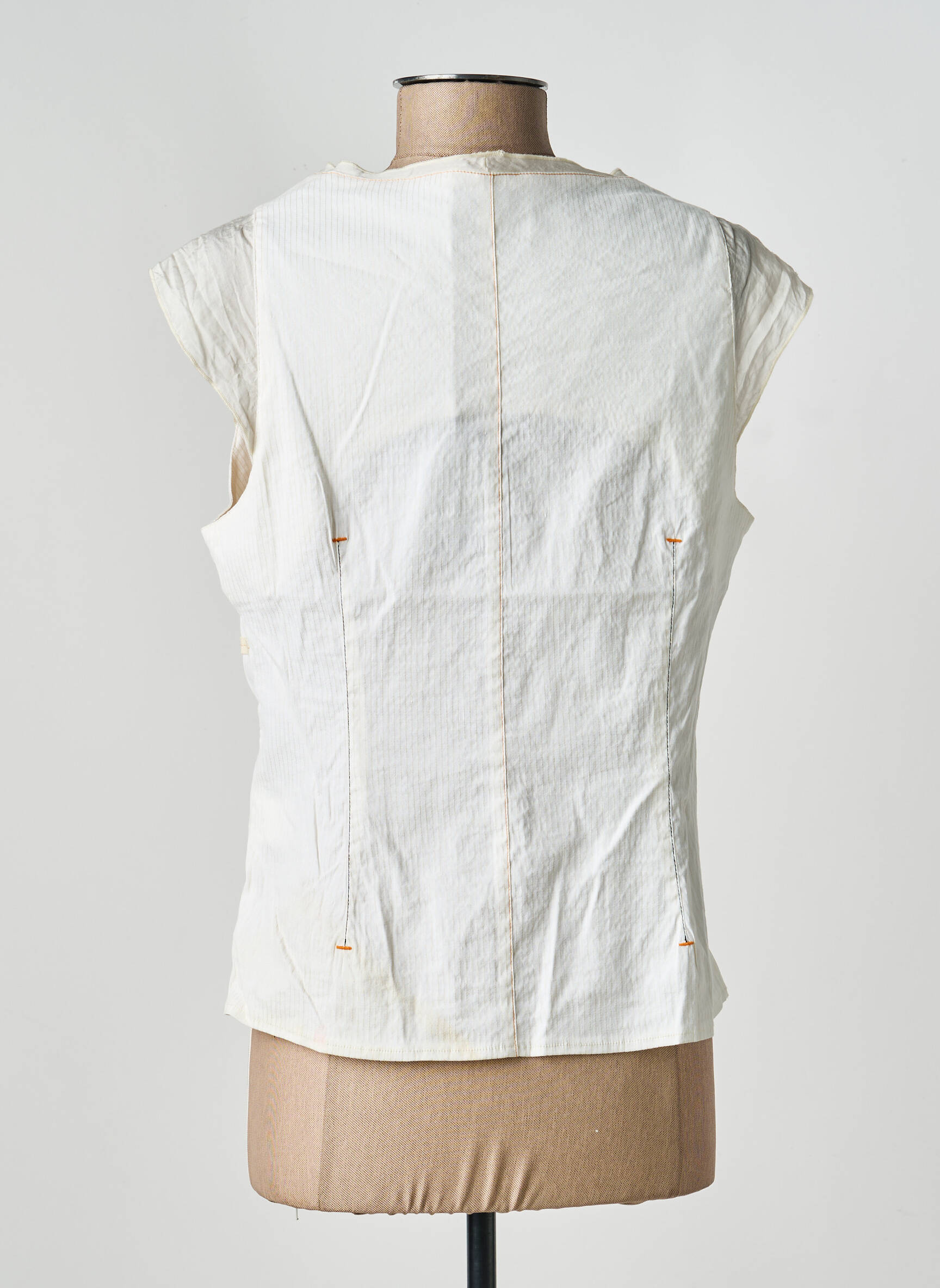 Top manches courtes manches courtes beige FRED SABATIER femme