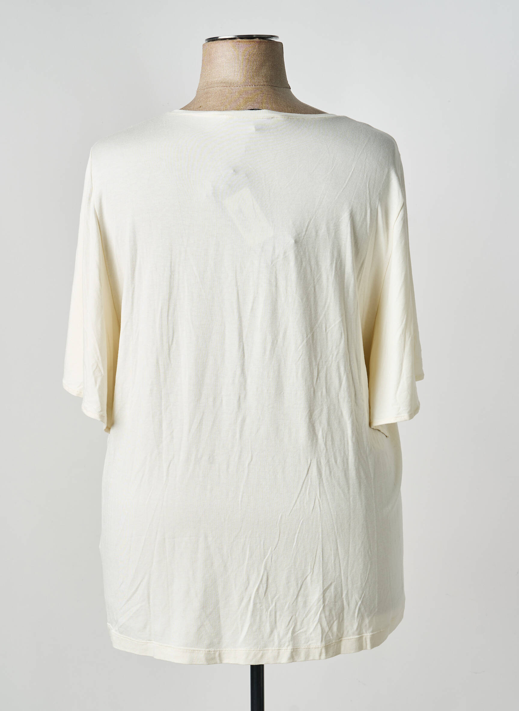 T-shirt imprimé fantaisie manches courtes orange ALAIN WEIZ femme