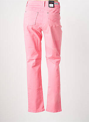 Jeans coupe slim tissage brut taille normale rose ANNA MONTANA femme