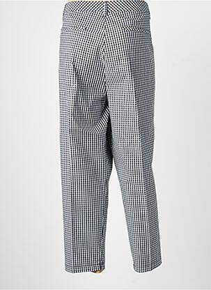 Pantalon chino tissage popeline taille normale noir ANNA MONTANA femme
