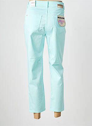 Pantalon 7/8 stretch taille normale bleu ANNA MONTANA femme