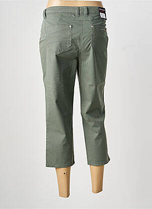 Pantacourt stretch taille normale vert ANNA MONTANA femme