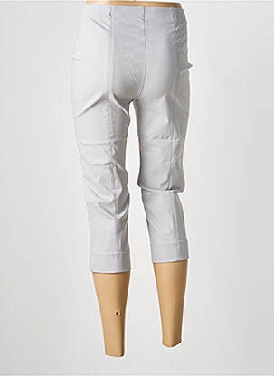 Pantacourt stretch taille normale gris MAGIC SHAPE femme