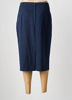 Jupe mi-longue taille normale bleu CHRISTIAN MARRY femme