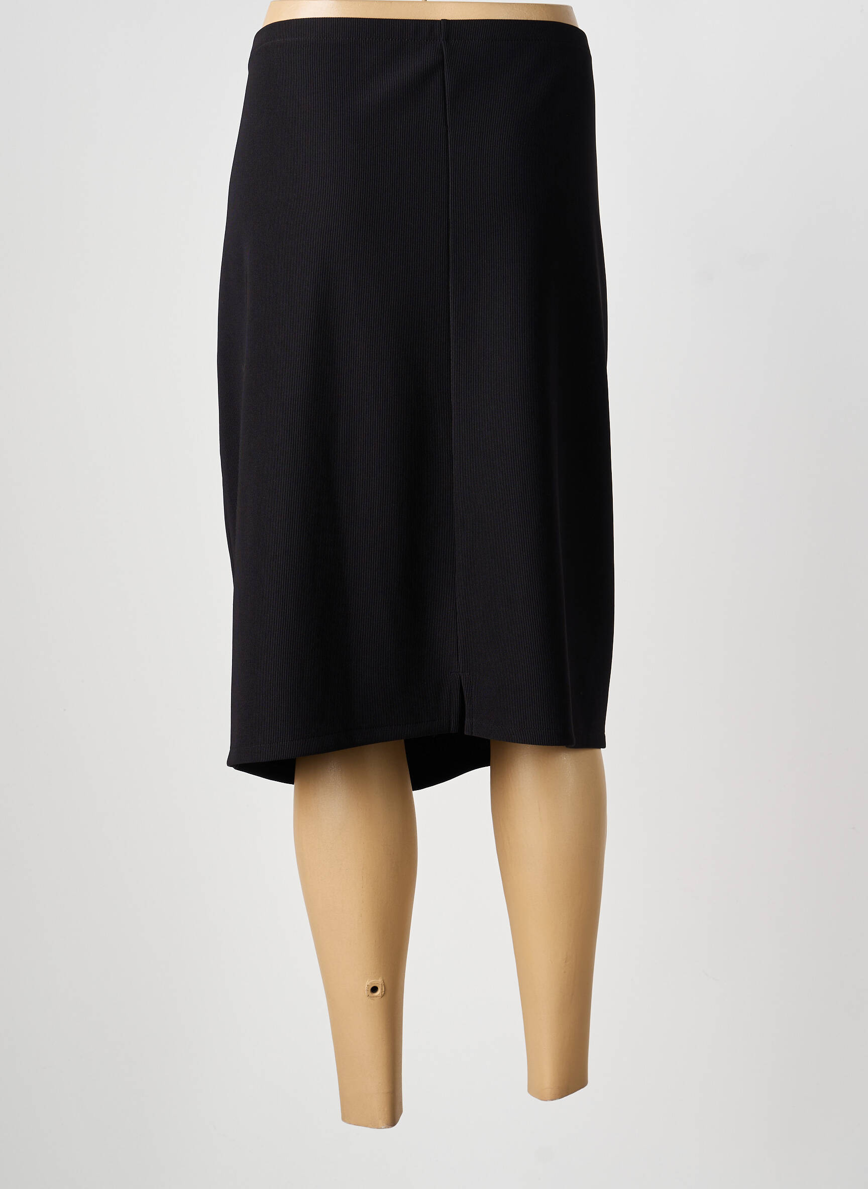 Jupe mi-longue stretch noir ALAIN WEIZ femme