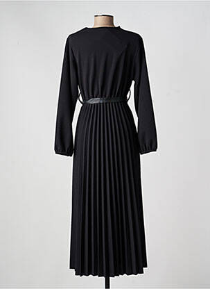 Robe longue manches longues manches longues noir NEW STYLE femme