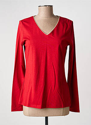 T-shirt manches longues manches longues rouge JULIE GUERLANDE femme