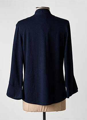 Veste casual col tailleur bleu NATURAL femme