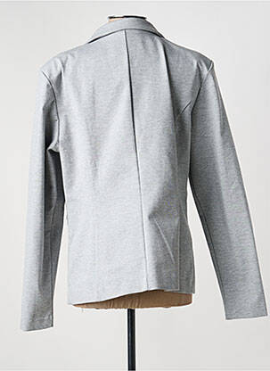Blazer poches gris ICHI femme