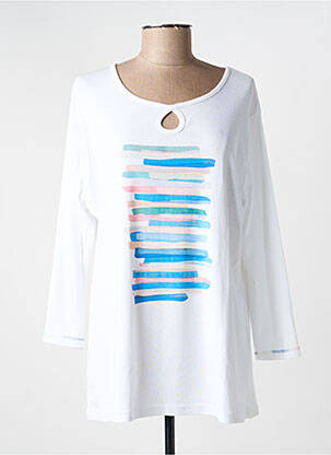 T-shirt manches longues manches longues blanc I.ODENA femme