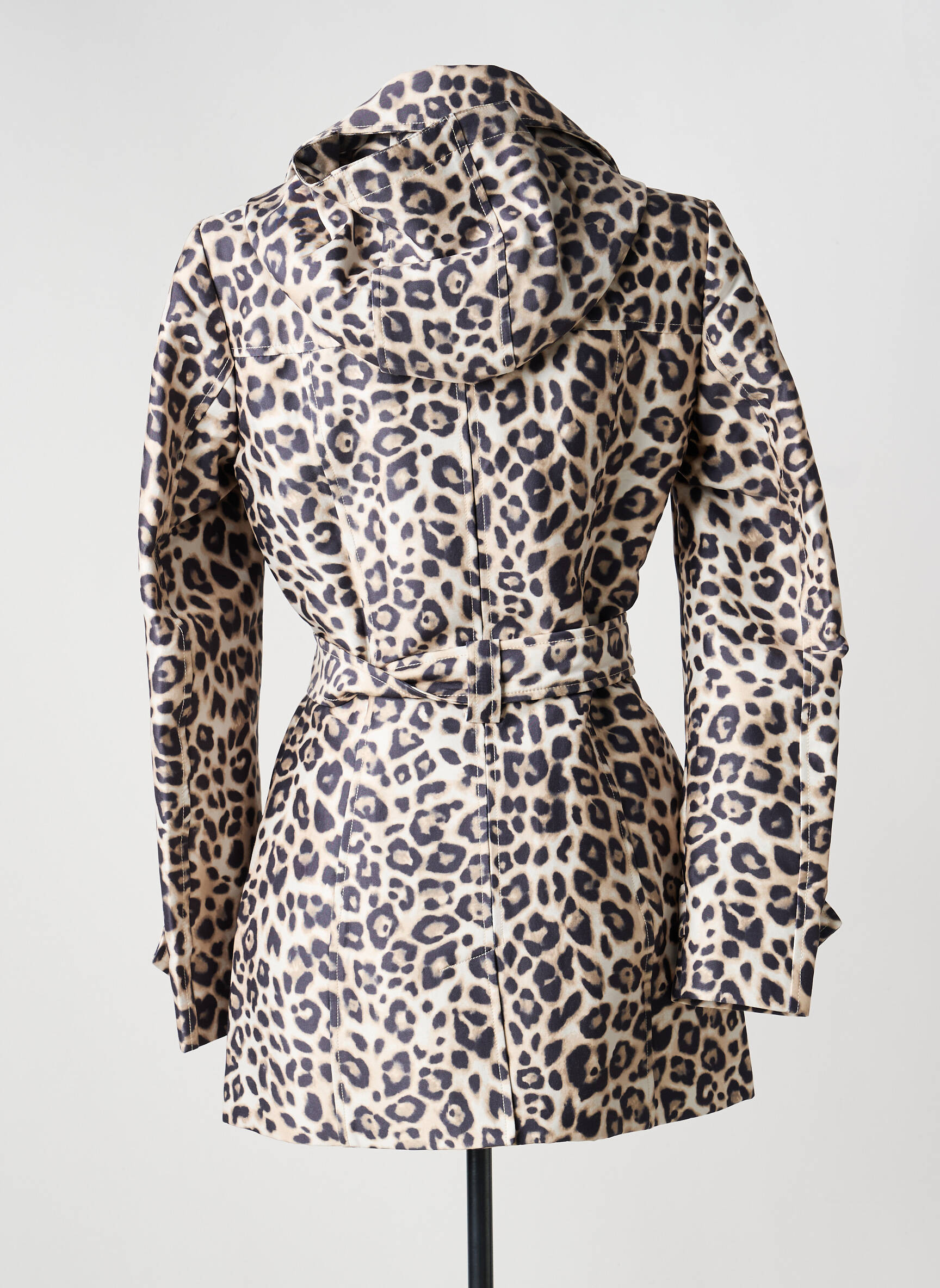 Trench finition intérieure doublée sans capuche beige MORGAN femme