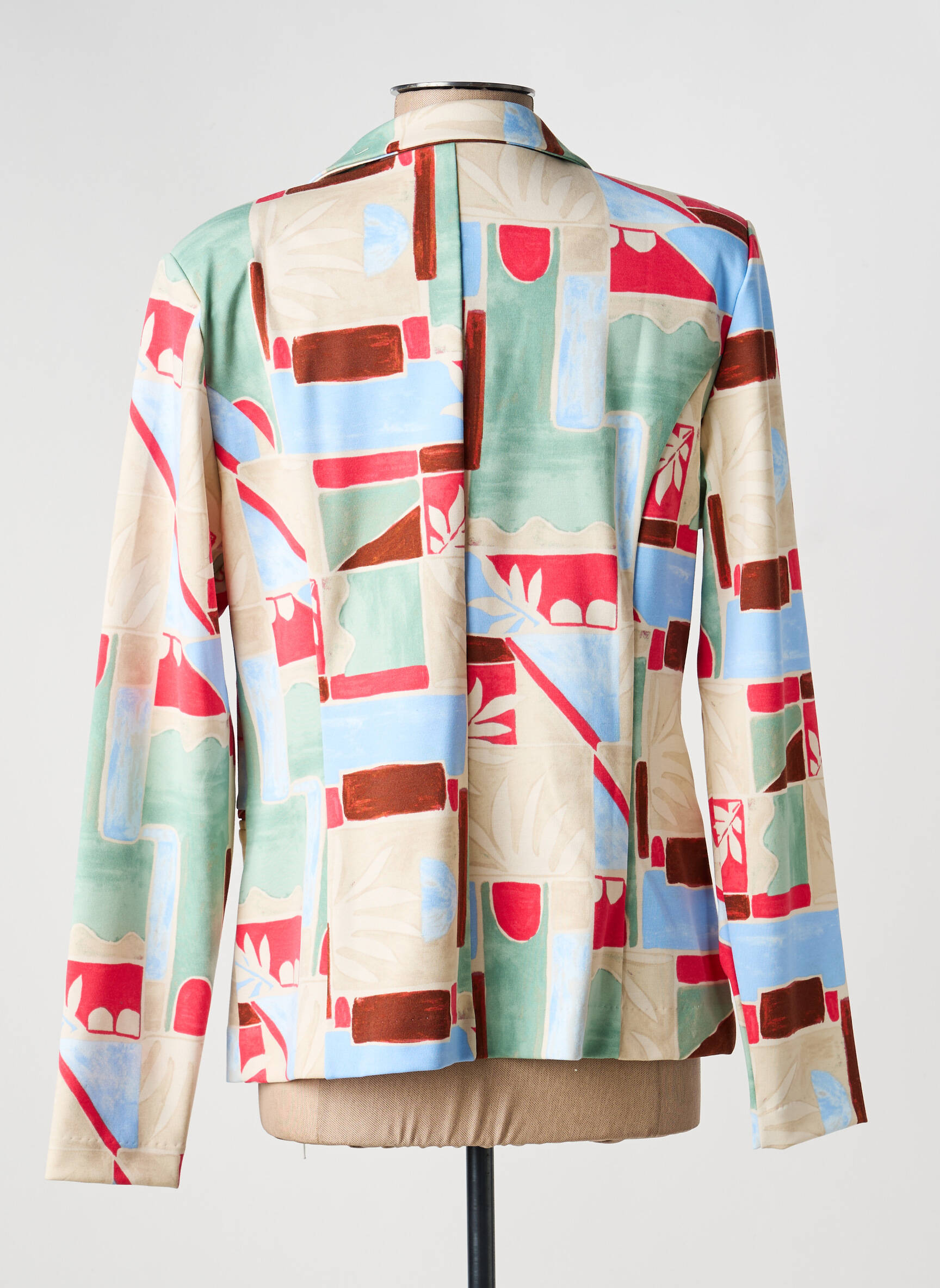Blazer poches vert ICHI femme
