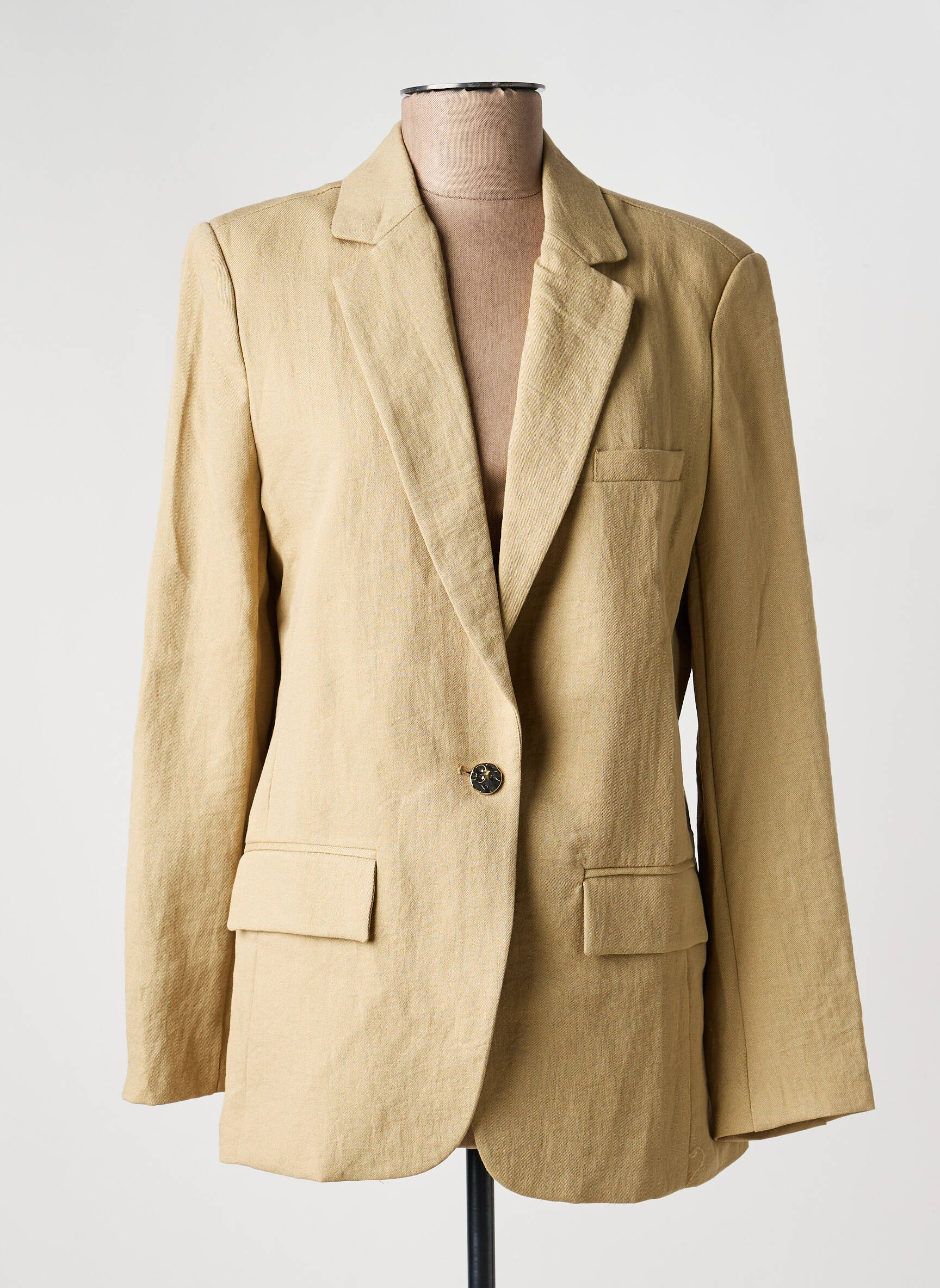 Blazer poches beige MORGAN femme