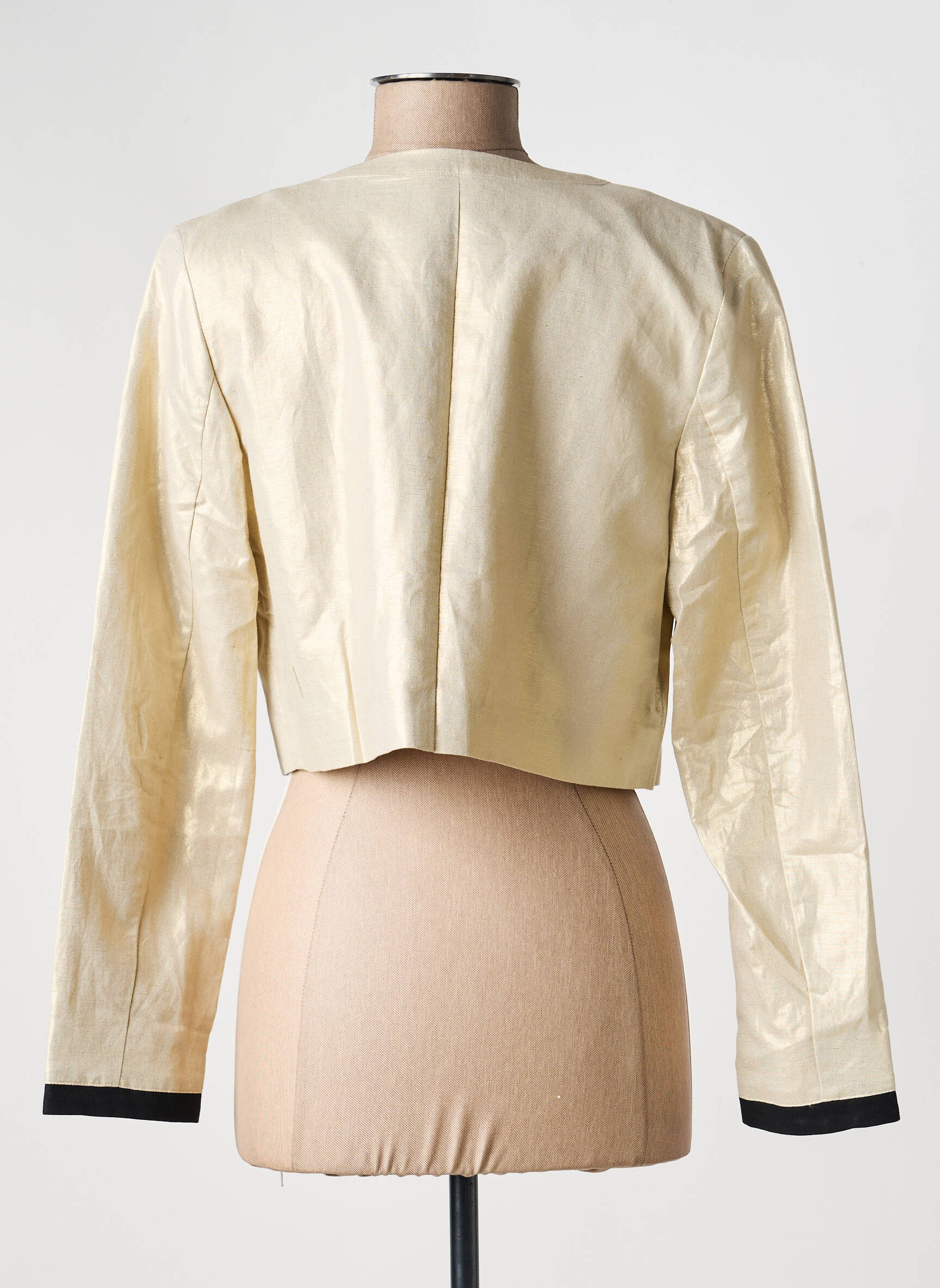 Boléro manches longues beige JULIE GUERLANDE femme