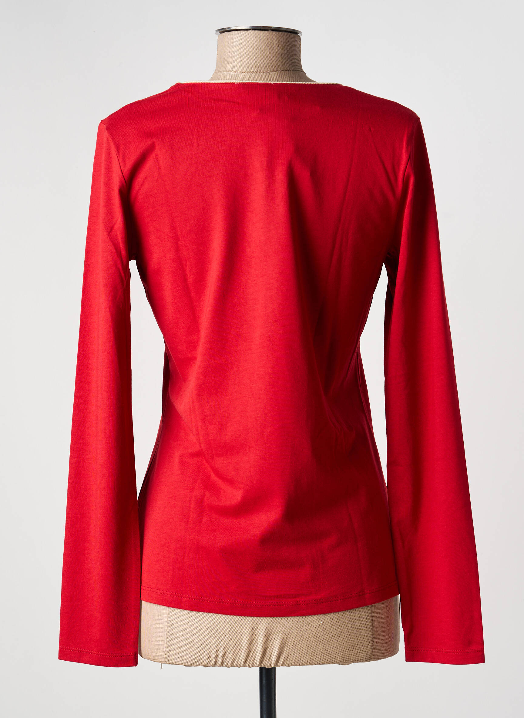 T-shirt manches longues manches longues rouge JULIE GUERLANDE femme