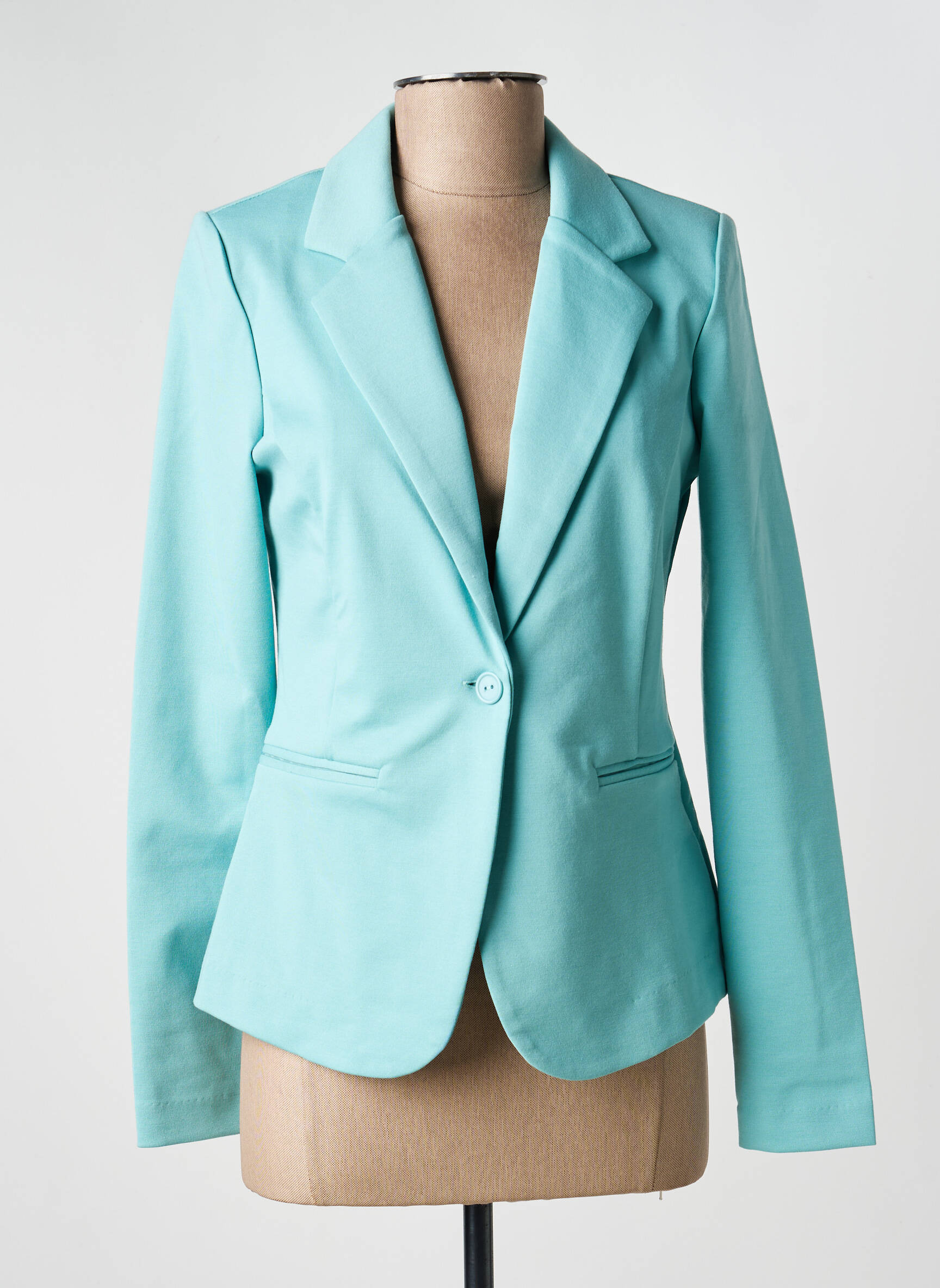 Blazer poches bleu ICHI femme