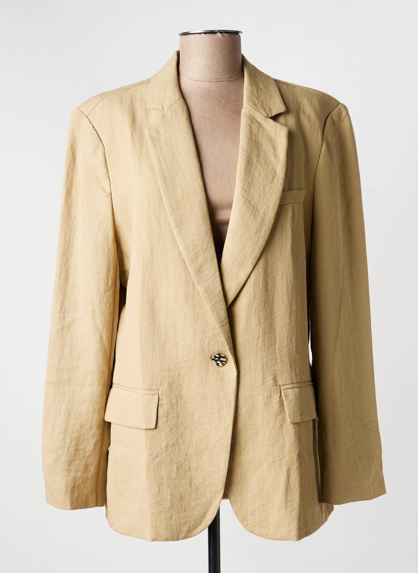Blazer poches beige MORGAN femme