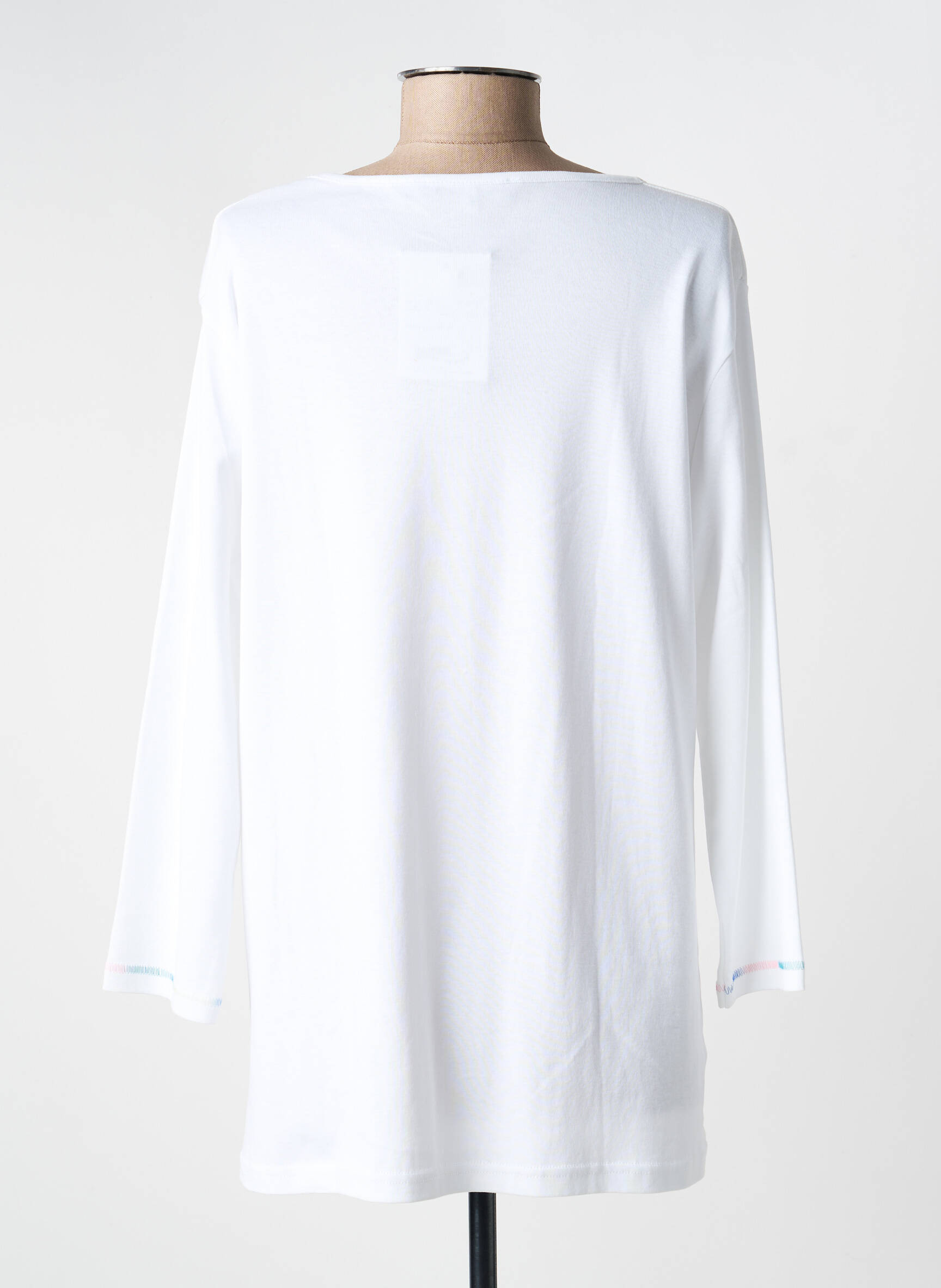 T-shirt manches longues manches longues blanc I.ODENA femme