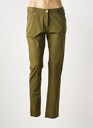Pantalon slim poches vert AGATHE & LOUISE femme