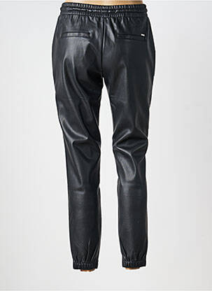 Pantalon slim taille élastique noir MORGAN femme